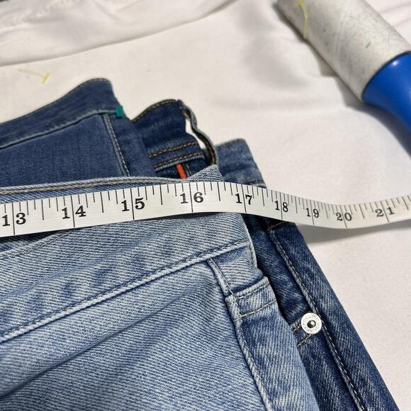 Veronica Beard Jeans Womens 31 Dylan Full Length Straight High Rise Sunset Pier - Picture 6 of 13